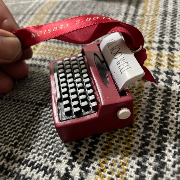 Taylor Swift Red Era All Too Well Typewriter Ornament NWT - Picture 3 of 10